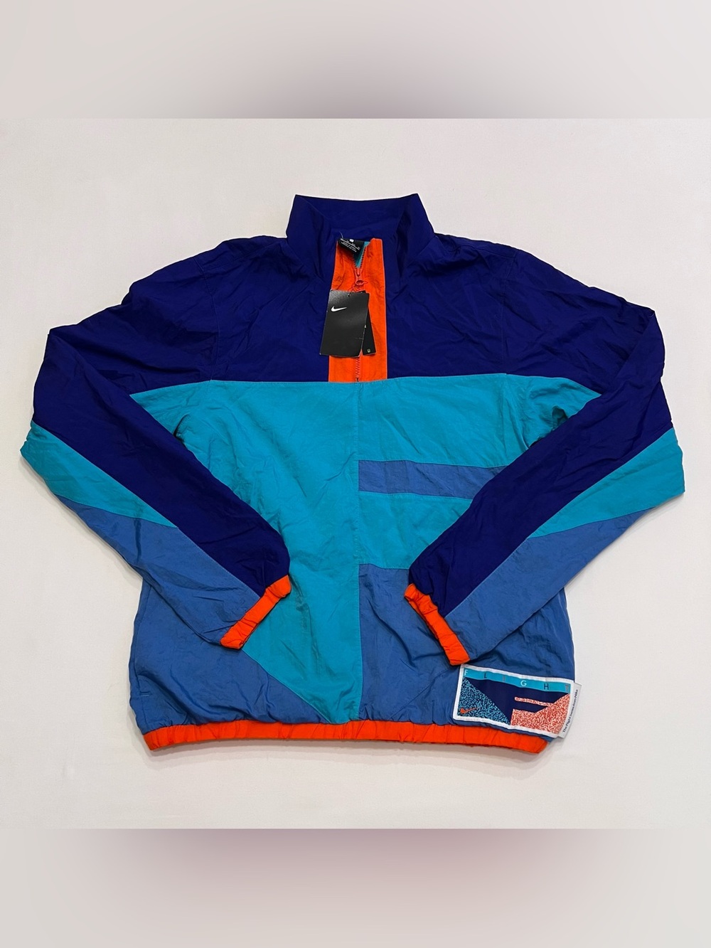 Nike Colorblock Lightweight Jacket in Blue, Teal & Orange